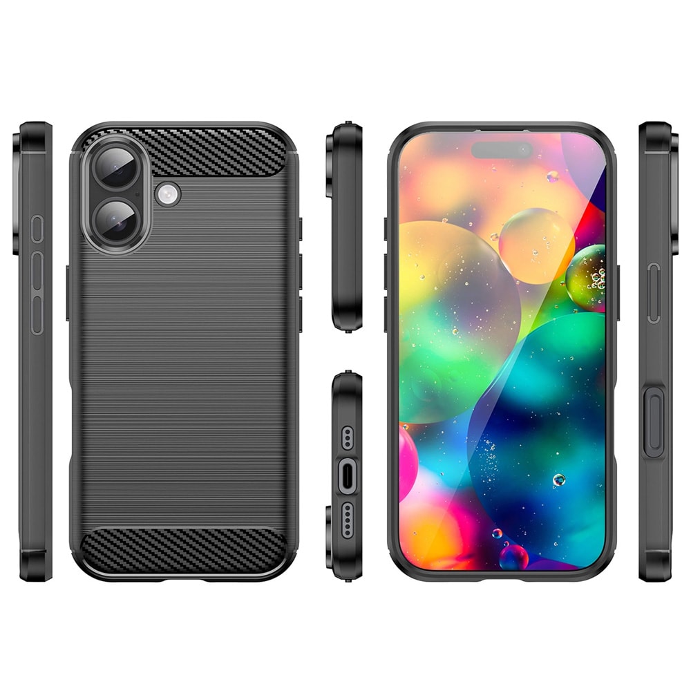 Sort cover til iPhone 17