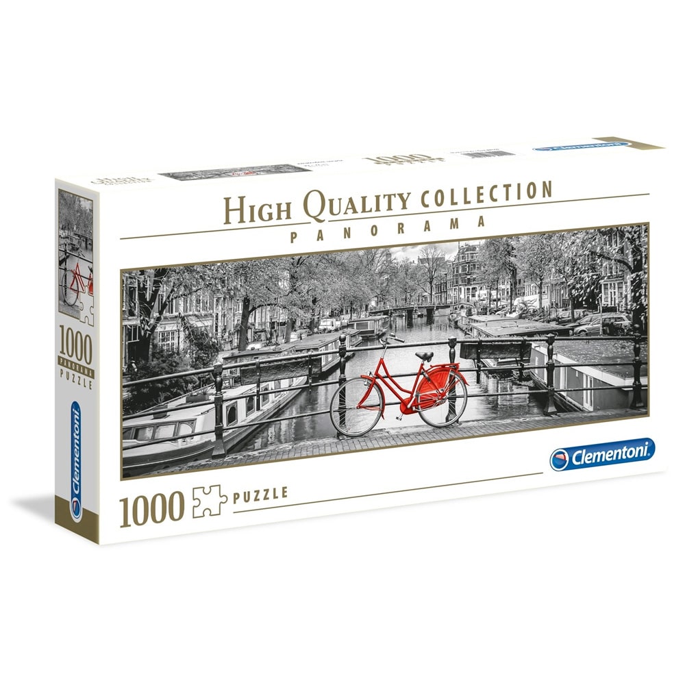 Pussel 1000 bitar – Amsterdam Bicycle Panorama