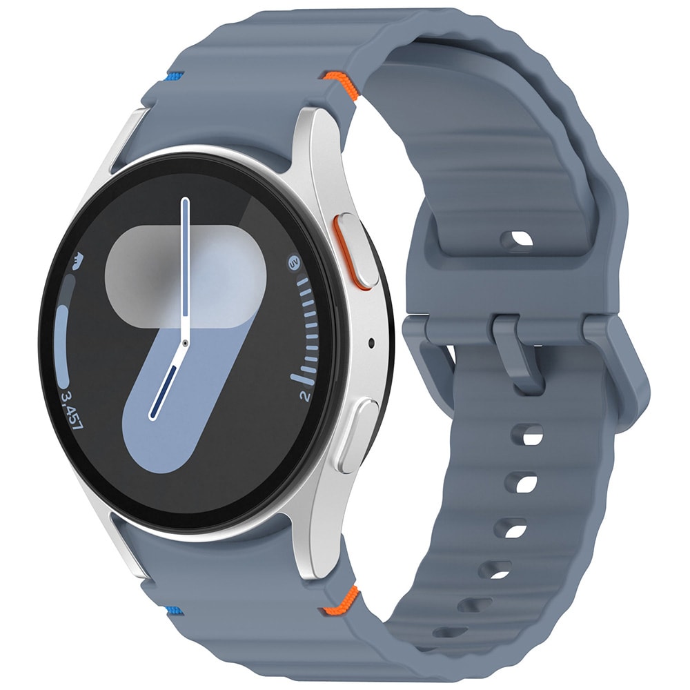 Silikonarmband till Samsung Watch 7 - Gråblå
