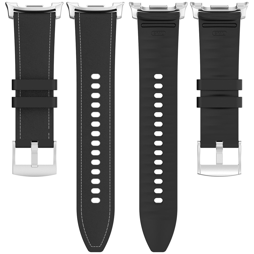 Silikonarmband till Samsung Galaxy Watch 8 / Watch 8 Classic - Svart