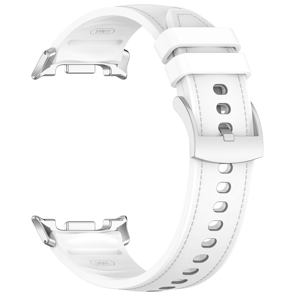 Silikonarmband till Samsung Galaxy Watch 8 / Watch 8 Classic - Vit