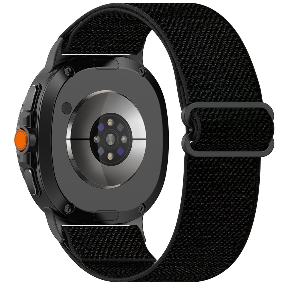 Nylonarmband till Samsung Galaxy Watch 8 / Watch 8 Classic - Svart