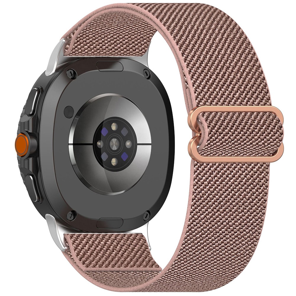Nylonarmband till Samsung Galaxy Watch 8 / Watch 8 Classic - Rose Pink