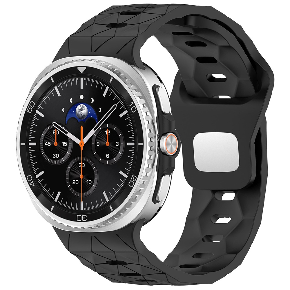Silikonarmband till Samsung Galaxy Watch 8 / Watch 8 Classic - Svart