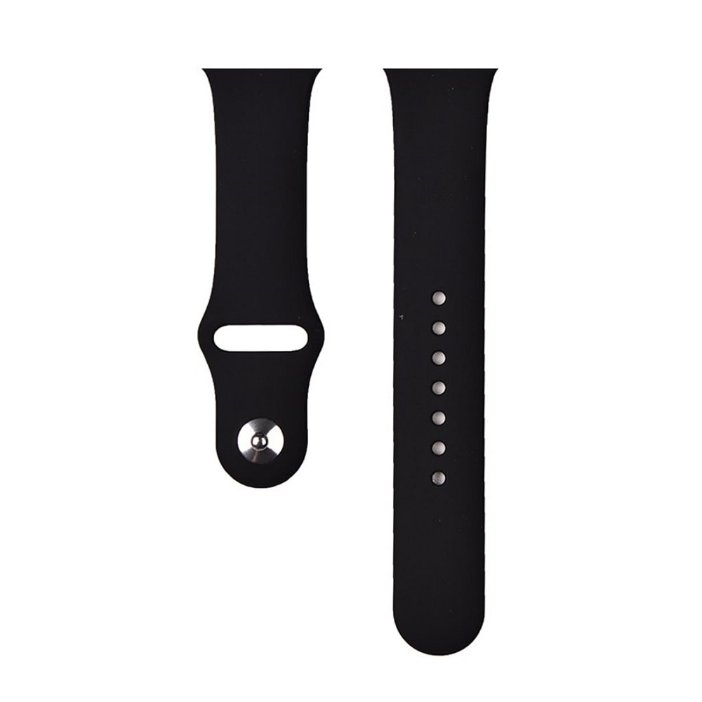Sportigt Armband till Apple Watch 42mm / 41mm / 40mm / 38mm - Svart