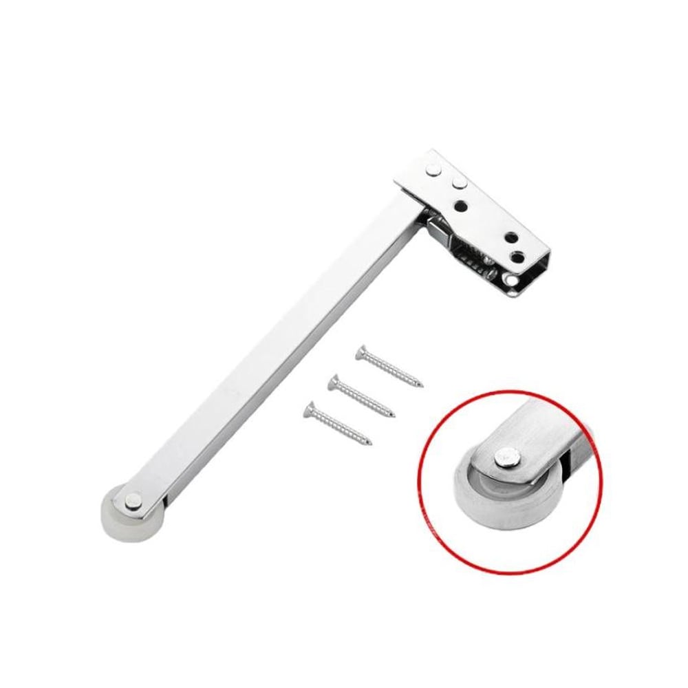 Dörrstängare för mjuk stängning med gummihjul (304 rostfritt stål)