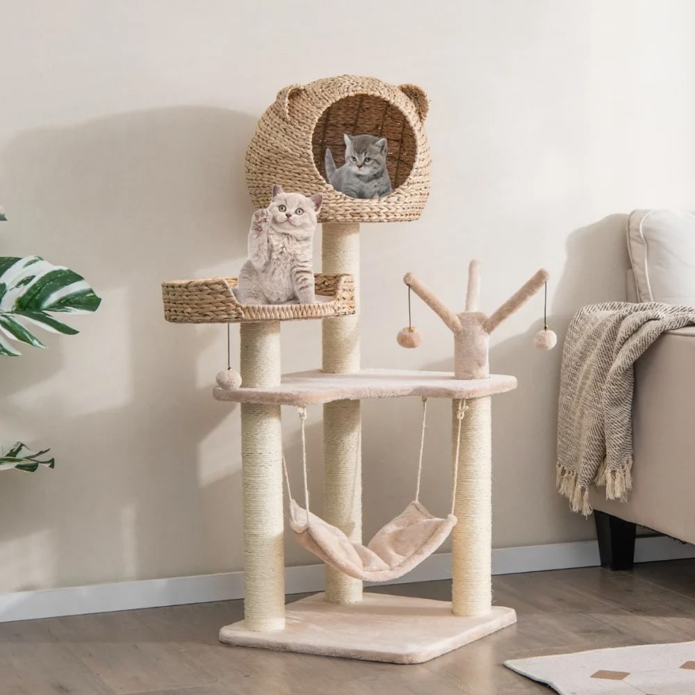 Klösträd med koja och hammock