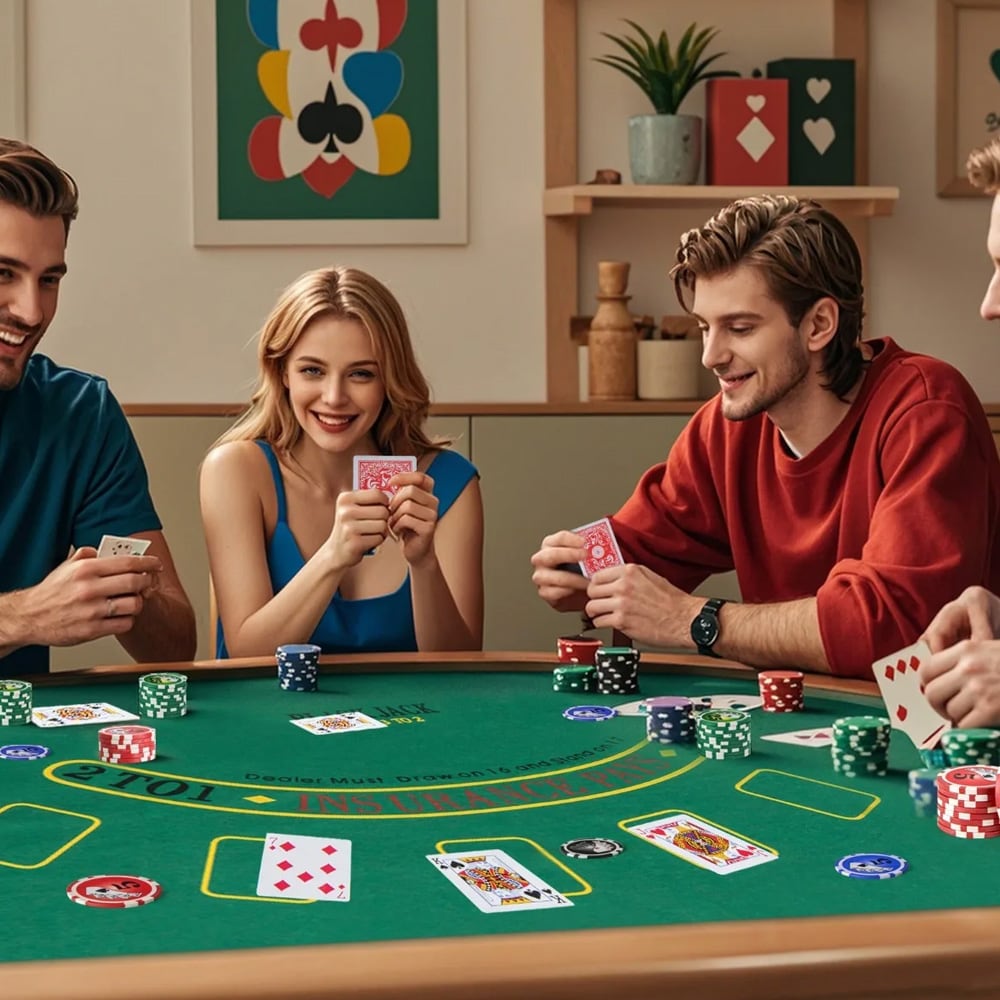 Pokerset med 400 marker / poker set / Texas Hold’em-set med kort och tärningar i aluminiumväska