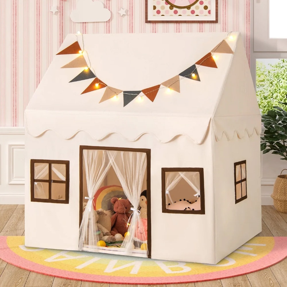 Lektält med LED-belysning – magiskt lekrum för barn