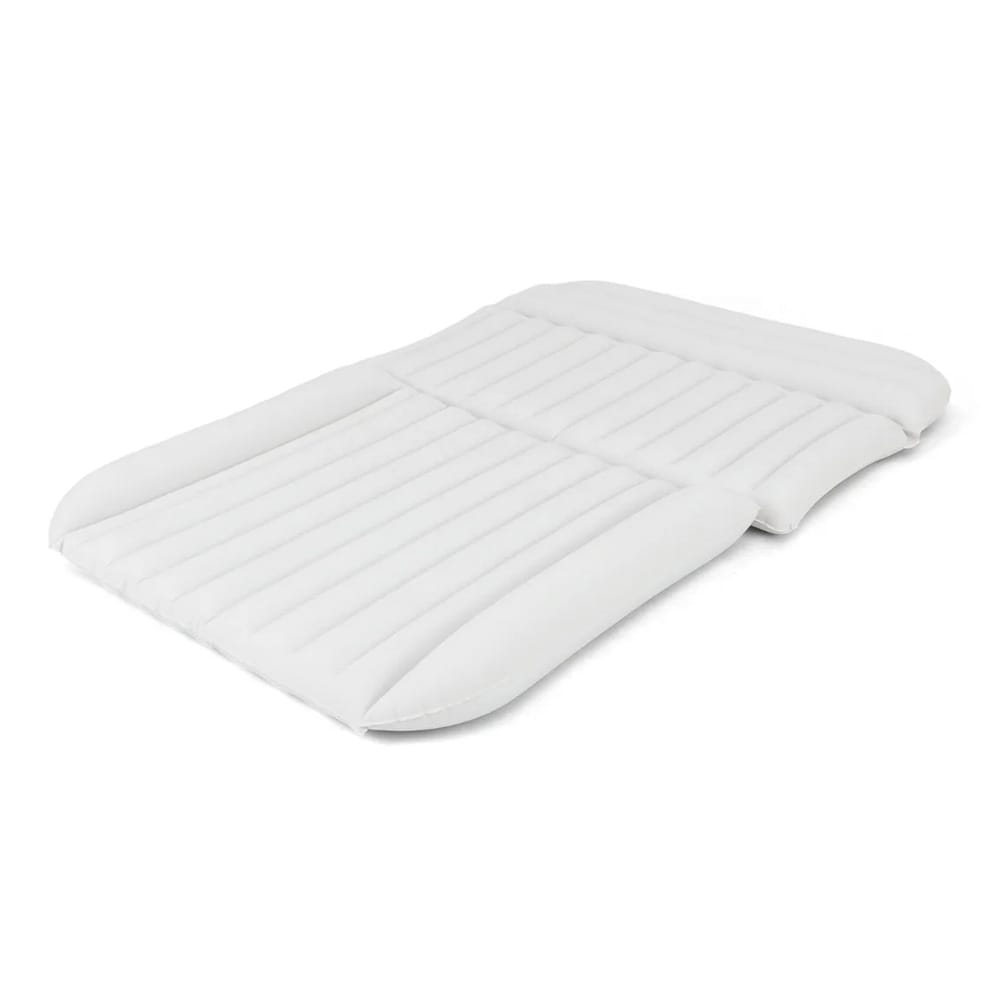 Uppblåsbar bilmadrass 190x130cm / luftmadrass för bil och camping / madrass till baksäte / resesäng med pump