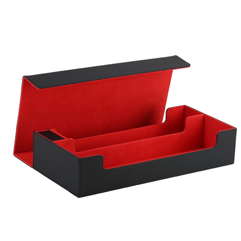 Låda för minst 600 MTG-kort - Svart/Röd