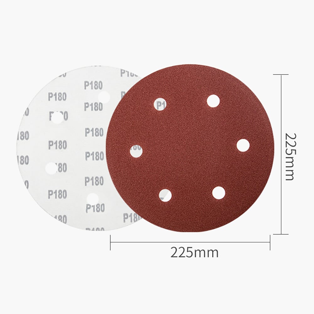 Sandpapir 225 mm - 11 forskellige kornstørrelser 110-pak