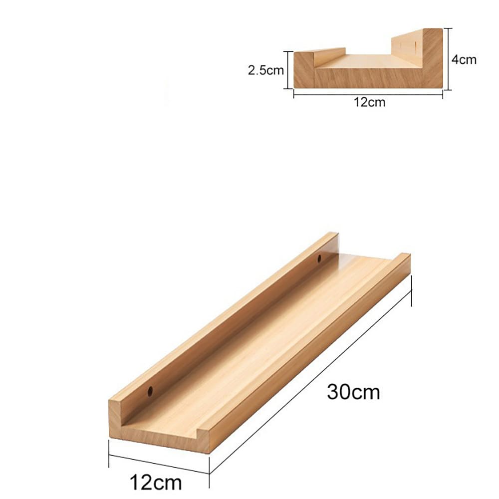 Tavelhylla i furu 30cm