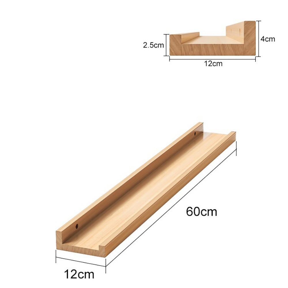 Tavelhylla i furu 60cm