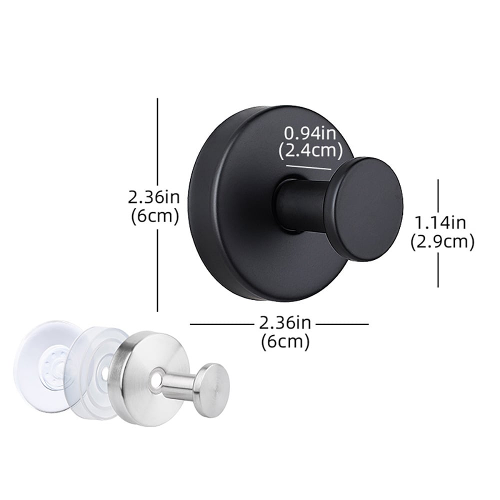 Krok med sugpropp 2-pack - Svart