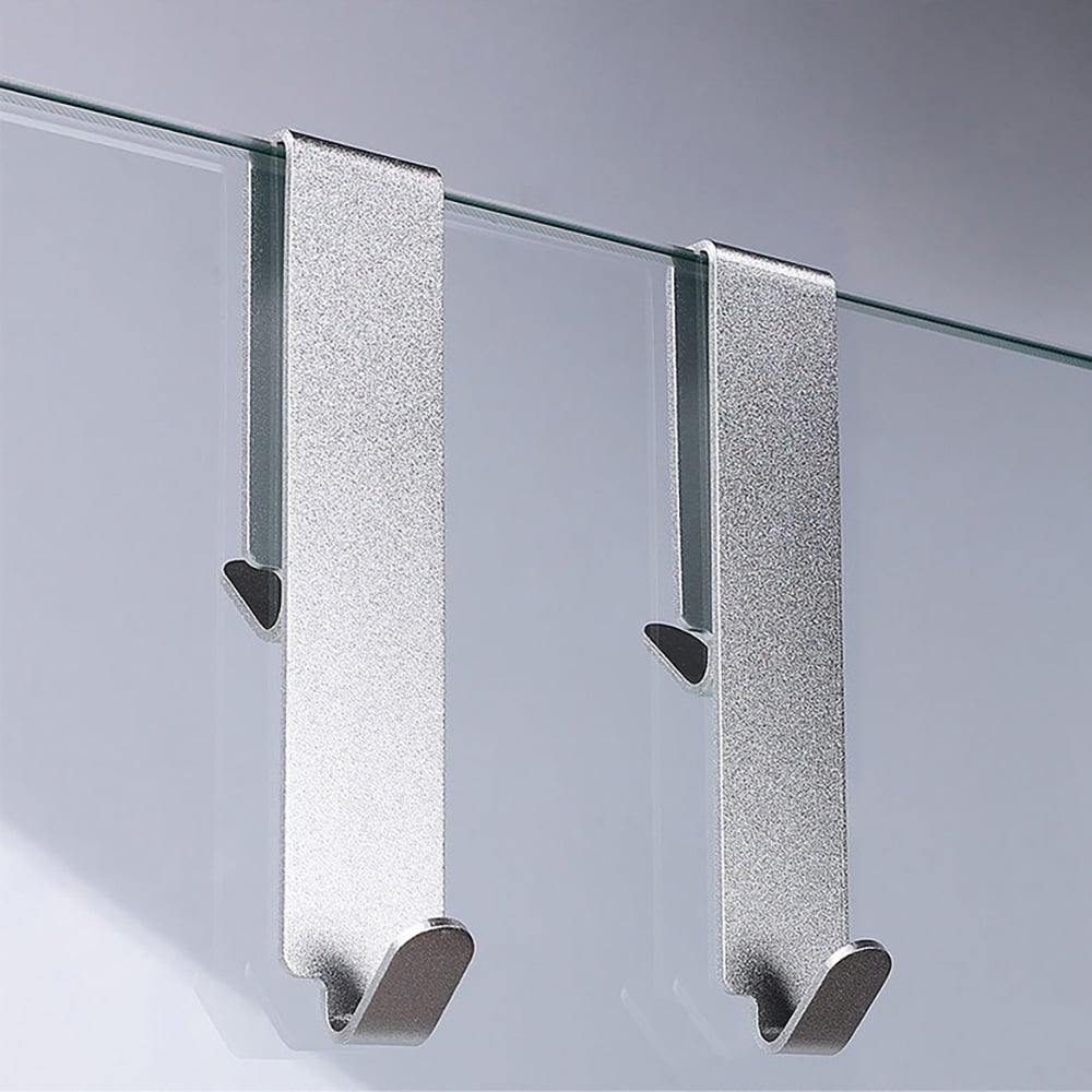 Hängare för duschdörr - Silver