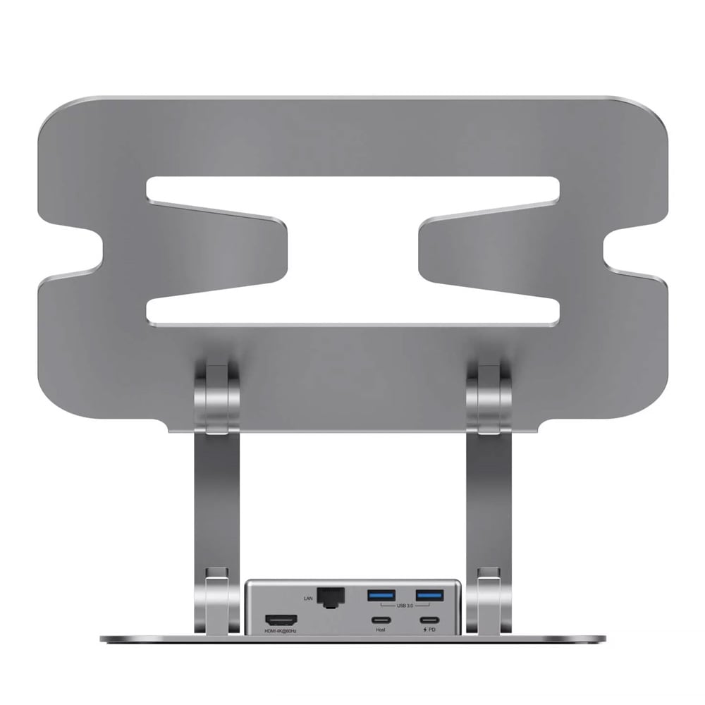 Rapoo UCS-5001 laptopställ med 5-i-1 USB-C-hubb / datorställ / 100W PD-pass-through