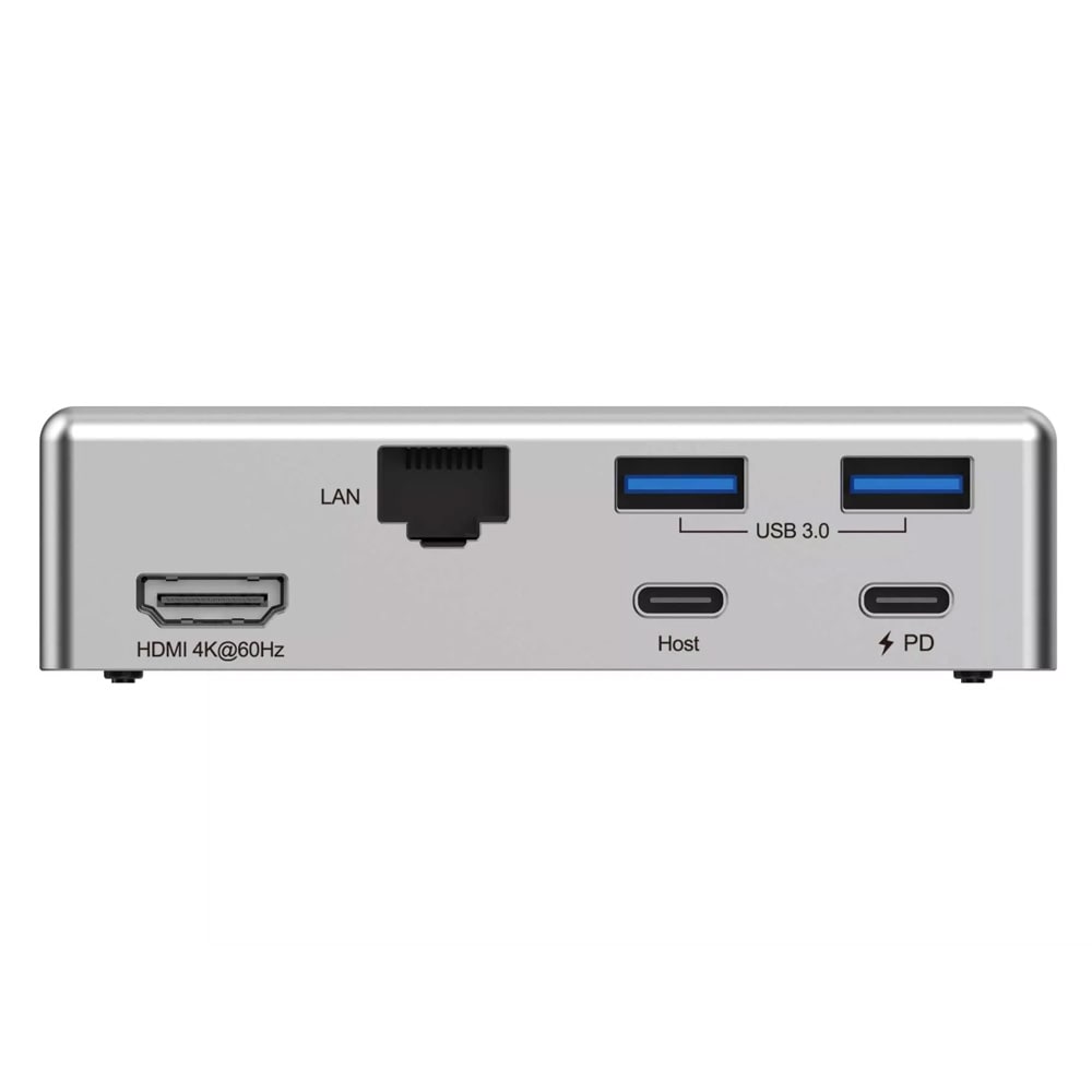 Rapoo UCS-5001 laptopställ med 5-i-1 USB-C-hubb / datorställ / 100W PD-pass-through