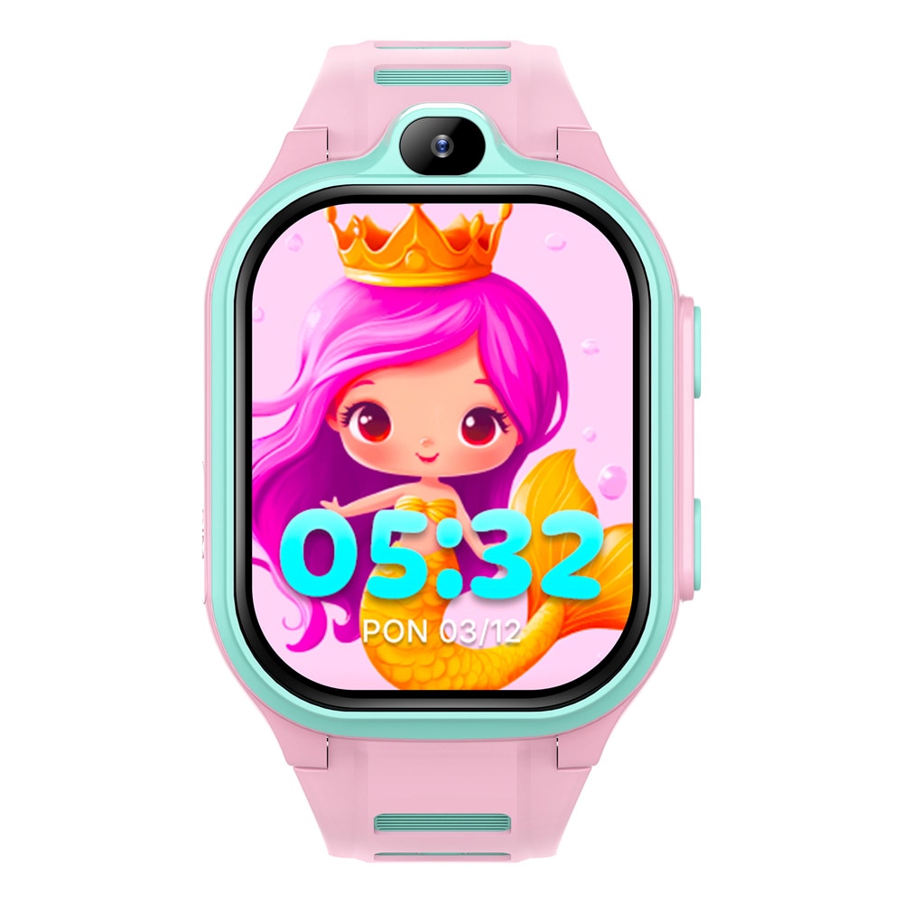 Forever Smartwatch Kids Boost GPS WiFi 4G KW-530 / rosa smartklocka för barn / barnklocka