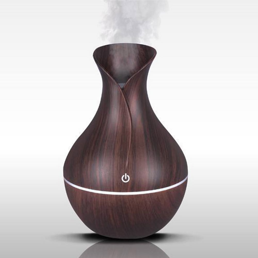 Luftfuktare i mörkt trä