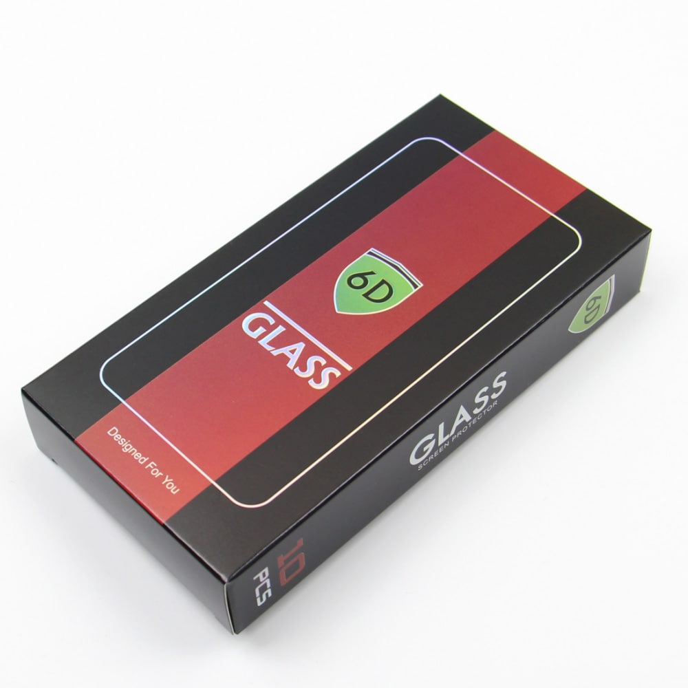 Härdat Skärmskydd till iPhone 13 Pro Max / 14 Plus Svart Ram 10-pack