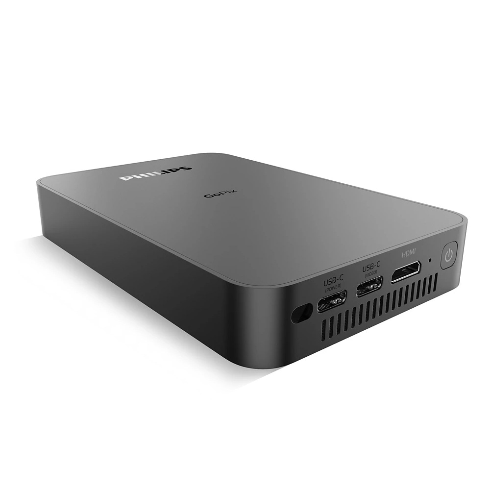 Philips GoPix 1 mini projektor med 1080p-upplösning / DLP-projektor / bildprojektor / videoprojektor