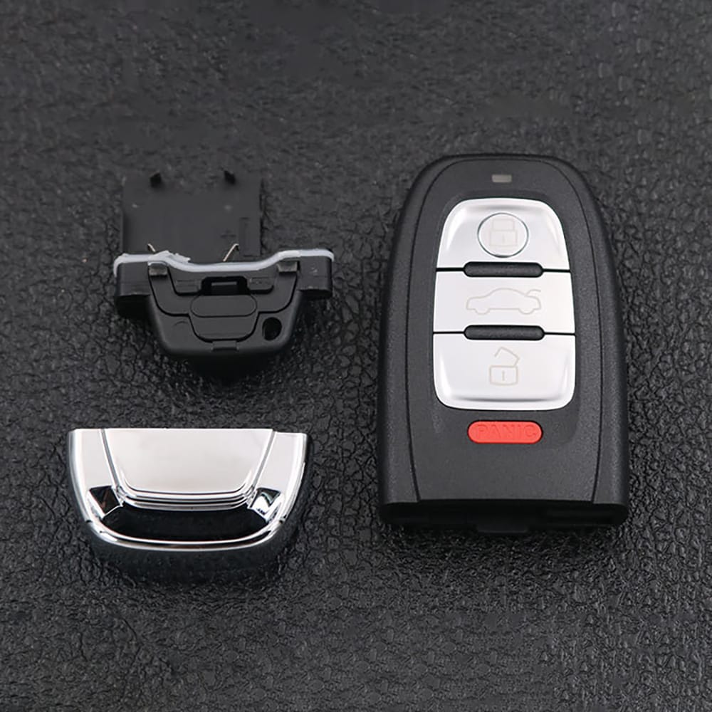 Bilnyckelskal med 3+1 knappar till Audi A4L A6L A5 Q5 A7