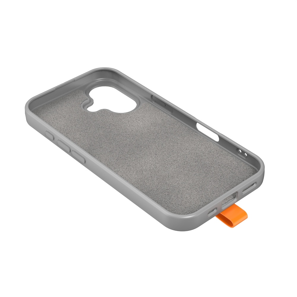 Bagskal med fingerstrop og MagSafe til iPhone 17 Pro Max - Grå