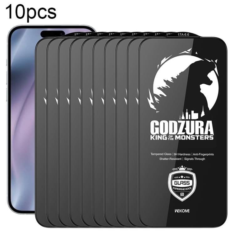 Härdat Skärmskydd HD 6D till iPhone Air 10-pack