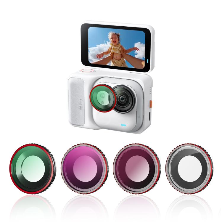Linsfilter till Insta360 GO Ultra ND / UV /CPL / Black Mist 1/4