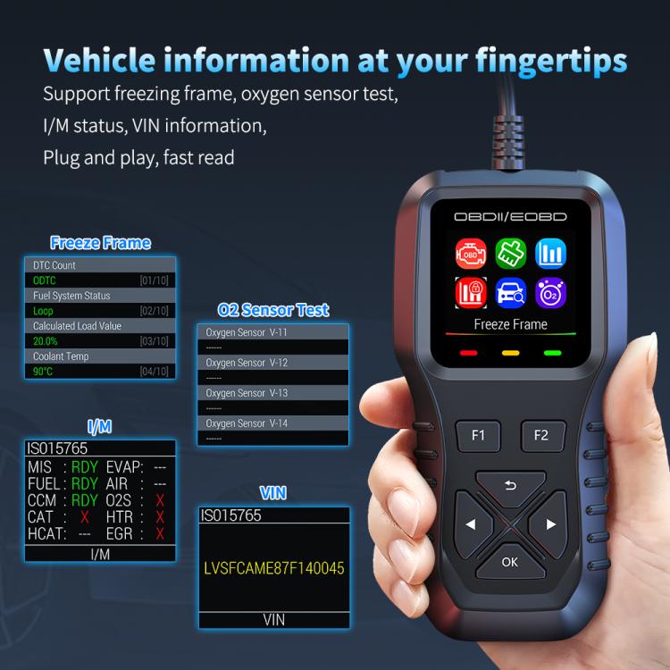 K1 OBD2 -auton diagnostiikkatyökalu