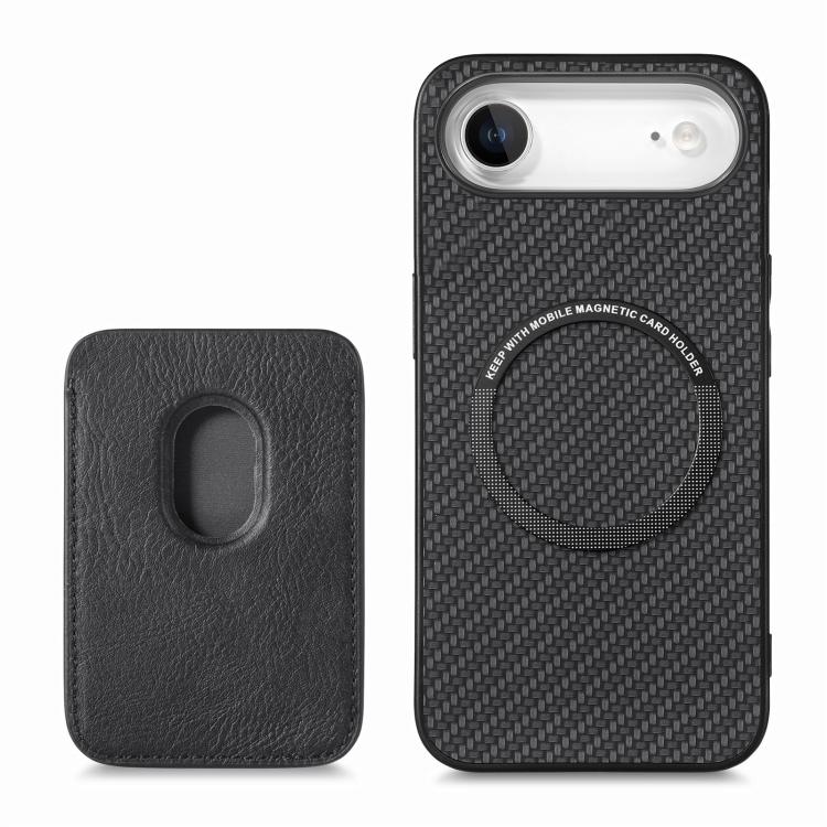 Bagcover med magnetisk kortholder til iPhone Air - Sort