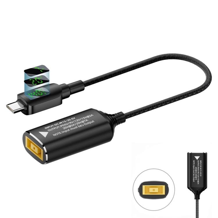 Laddadapter Lenovo till USB-C 140W med Digital Display
