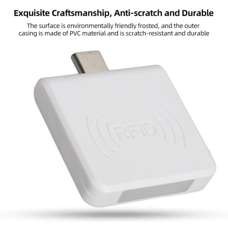 RFID-Läsare 13.56MHz / 14443A med USB-C-kontakt