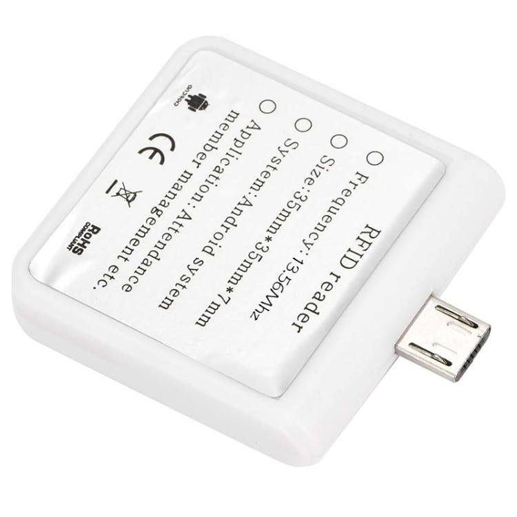 RFID-Läsare 13.56MHz / 14443A med MicroUSB-kontakt