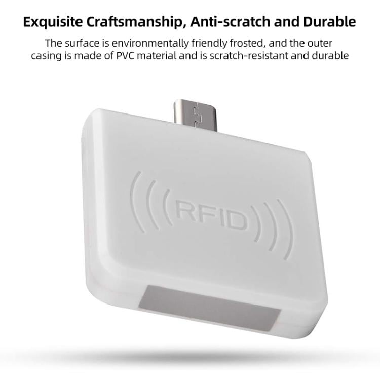 RFID-Läsare 13.56MHz / 14443A med MicroUSB-kontakt