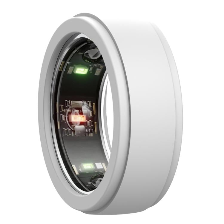 Silikonskydd till Samsung Galaxy Ring / Oura Ring Strl M - Vit