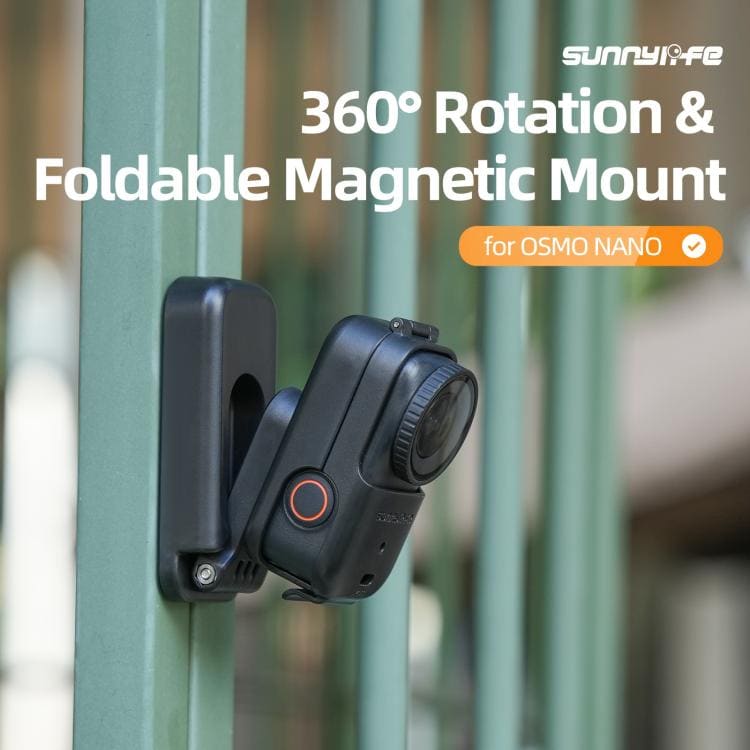 Magnetiskt fäste med 360 rotation till DJI Osmo Nano - Svart