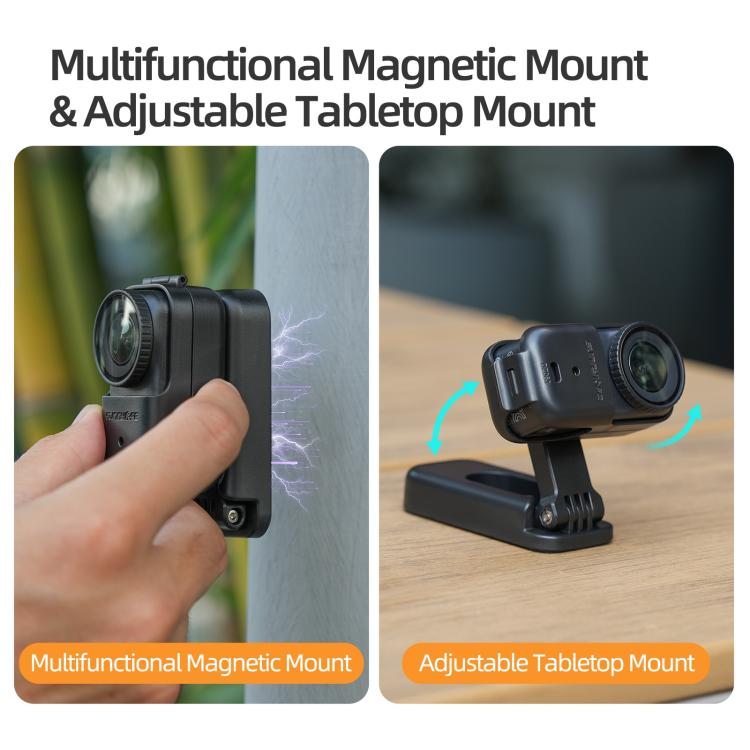 Magnetiskt fäste med 360 rotation till DJI Osmo Nano - Svart