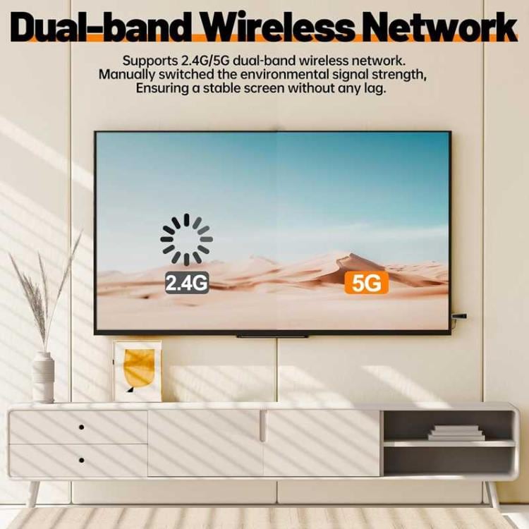 Trådlöst HDMI-kit / HDMI extender / HDMI-sändare med 4K-ingång och 1080p-utgång