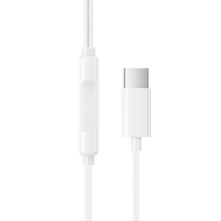 Borofone BM100 In-Ear Headset med USB-C 1,2m - Vit