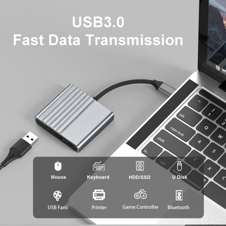 3i1 USB-C-adapter för laddning och bildöverföring