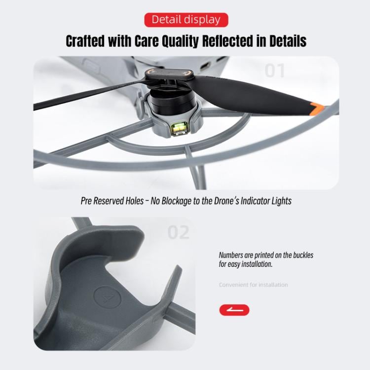 Propellerskydd till DJI Mini 5 Pro - Grå