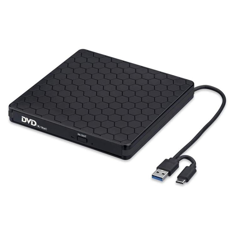 Extern DVD/CD-brännare med USB 3.0 och USB-C