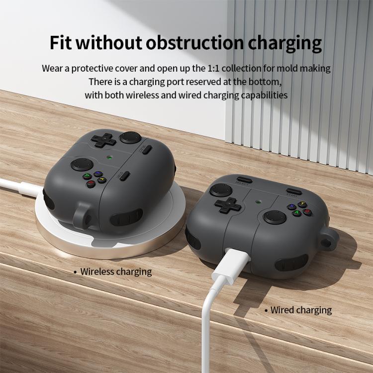Silikonfodral i spelkontroll-design till AirPods 3 – Rosa