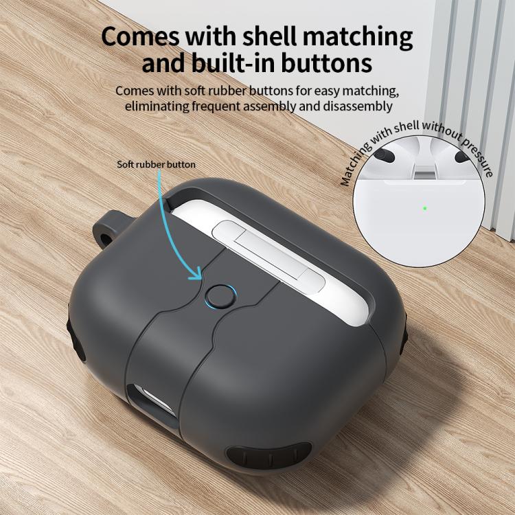 Silikonfodral i spelkontroll-design till AirPods 3 – Rosa