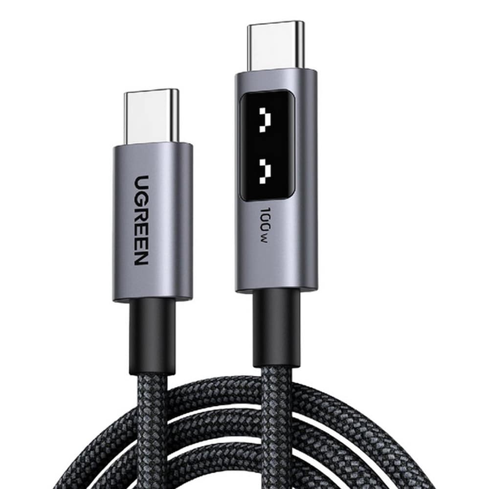 Ugreen USB-C-Kabel 100W 5A 1m - Grå