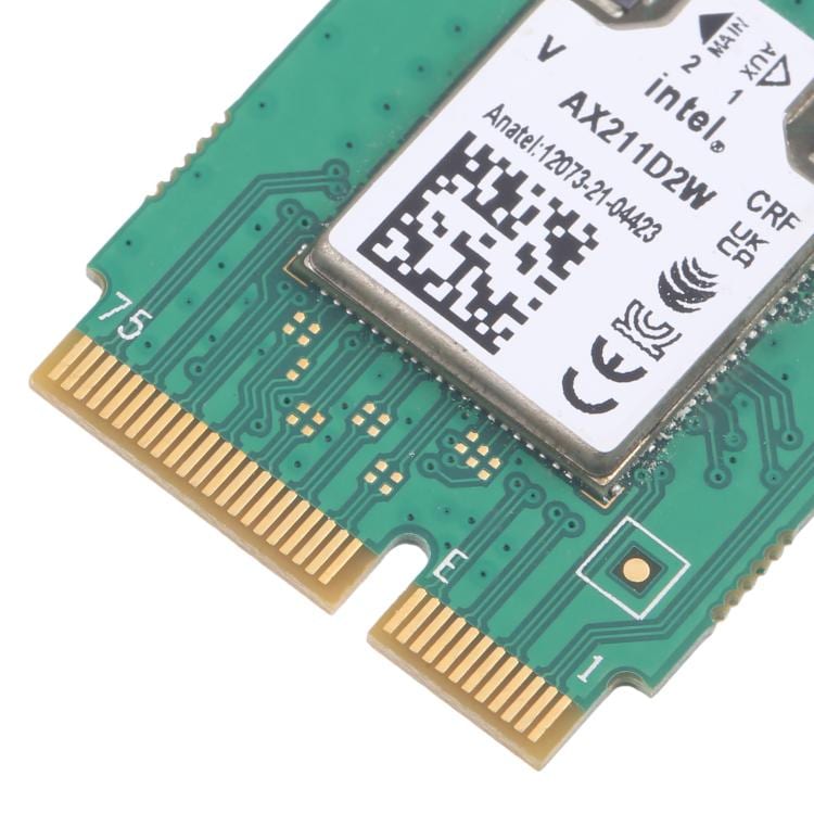 WiFi Modul 6E Intel AX211D2W M.2 Dual Band WiFi Bluetooth