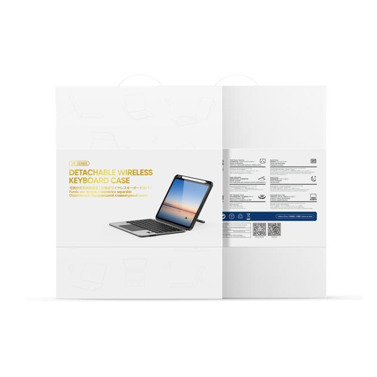 Avtagbart tangentbordsfodral till iPad Pro 11 2024 – Svart