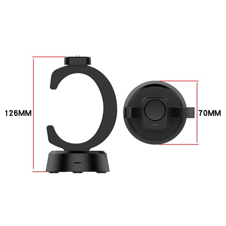 Laddställ med magnetisk anslutning för Amazfit T-Rex 3 Pro